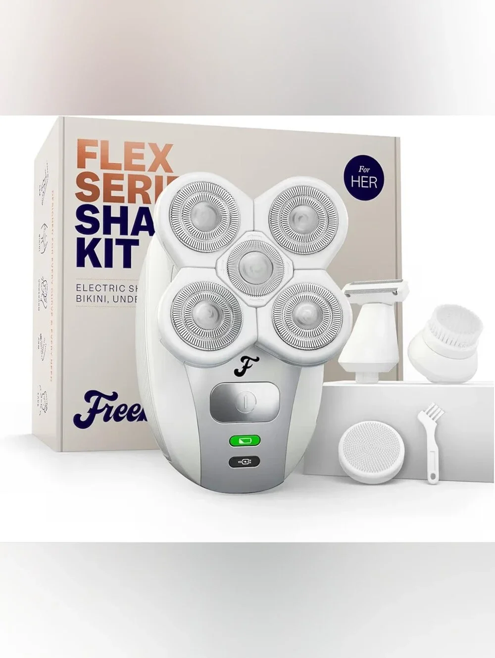 Freebird FlexSeries Electric Razor for Women - Silk Smooth Legs, Body Hair, & Pu